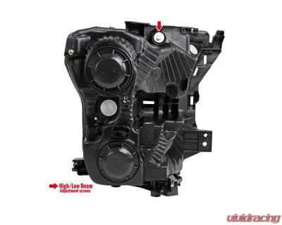 Spec-D Factory Style Headlights (Matte Black Housing/Clear Lens) Ford F-150 2015-2017 - 2LH-F15015JM-RS