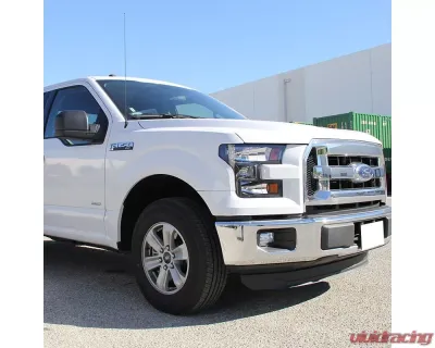 Spec-D Factory Style Headlights (Matte Black Housing/Clear Lens) Ford F-150 2015-2017 - 2LH-F15015JM-RS