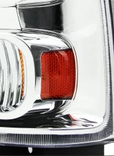 Spec-D Crystal Headlights (Chrome Housing/Clear Lens) Ford F-Series | Excursion 2005-2007                                     - 2LH-F25005-ABM - Image 4