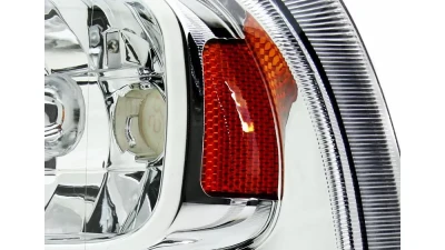 Spec-D Crystal Headlights (Chrome Housing/Clear Lens) Ford F-Series | Excursion 2005-2007                                     - 2LH-F25005-ABM - Image 5