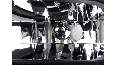 Spec-D Crystal Headlights (Matte Black Housing/Clear Lens) Ford F-Series | Excursion 2005-2007                                     - 2LH-F25005JM-ABM - Image 2