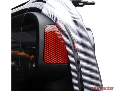 Spec-D Crystal Headlights (Matte Black Housing/Clear Lens) Ford F-Series | Excursion 2005-2007 - 2LH-F25005JM-ABM