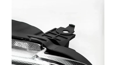 Spec-D Crystal Headlights (Matte Black Housing/Clear Lens) Ford F-Series | Excursion 2005-2007                                     - 2LH-F25005JM-ABM - Image 7