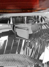 Spec-D Factory Style Headlights w/ Amber Reflectors (Chrome Housing/Clear Lens) Ford F-Series 2008-2010                                     - 2LH-F25008-RS - Image 3