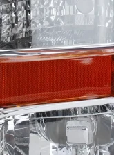 Spec-D Factory Style Headlights w/ Amber Reflectors (Chrome Housing/Clear Lens) Ford F-Series 2008-2010                                     - 2LH-F25008-RS - Image 5