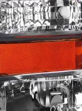 Spec-D Factory Style Headlights w/ Amber Reflectors (Matte Black Housing/Clear Lens) Ford F-Series 2008-2010                                     - 2LH-F25008JM-RS - Image 5