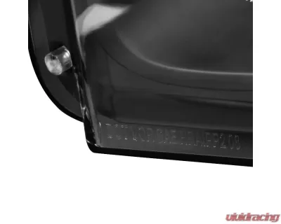 Spec-D Factory Style Headlights w/ Amber Reflectors (Matte Black Housing/Clear Lens) Ford F-Series 2008-2010 - 2LH-F25008JM-RS