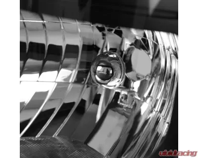 Spec-D Factory Style Headlights w/ Amber Reflectors (Matte Black Housing/Clear Lens) Ford F-Series 2011-2016 - 2LH-F25011JM-ABM