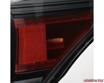 Spec-D Factory Style Headlights w/ Amber Reflectors (Matte Black Housing/Clear Lens) Ford F-Series 2011-2016 - 2LH-F25011JM-ABM