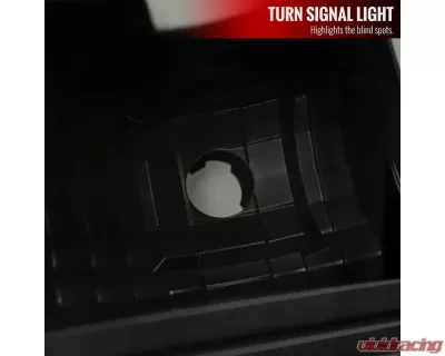 Spec-D LED C-Bar Factory Style Headlights (Black Housing/Smoked Lens) Ford F-Series 2011-2016 - 2LH-F25011SM-G3-RS