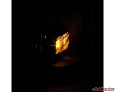 Spec-D Crystal Headlights (Matte Black Housing/Clear Lens) Ford F-Series | Excursion 1999-2004 - 2LH-F250991PCJM-ABM