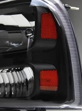 Spec-D Crystal Headlights (Matte Black Housing/Clear Lens) Ford F-Series | Excursion 1999-2004                                     - 2LH-F250991PCJM-ABM - Image 5