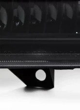 Spec-D Crystal Headlights (Matte Black Housing/Clear Lens) Ford F-Series | Excursion 1999-2004                                     - 2LH-F250991PCJM-ABM - Image 6