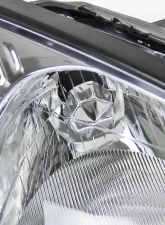 Spec-D Factory Style Crystal Headlights (Chrome Housing/Clear Lens) Ford Focus 2000-2004                                     - 2LH-FOC00-RS - Image 2