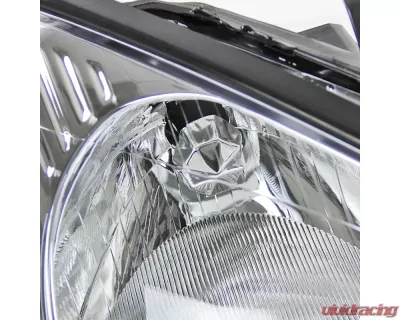 Spec-D Factory Style Crystal Headlights (Chrome Housing/Clear Lens) Ford Focus 2000-2004 - 2LH-FOC00-RS