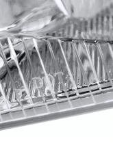 Spec-D Factory Style Crystal Headlights (Chrome Housing/Clear Lens) Ford Focus 2000-2004                                     - 2LH-FOC00-RS - Image 5