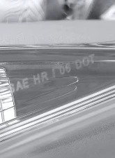 Spec-D Factory Style Headlights w/ Amber Reflectors (Chrome Housing/Clear Lens) Ford Focus 2012-2014                                     - 2LH-FOC12-RS - Image 6