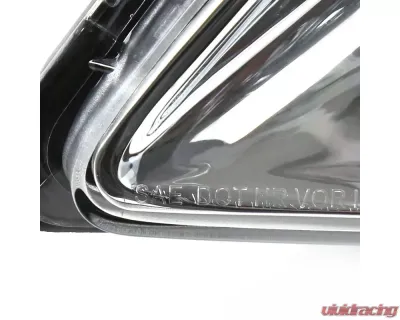 Spec-D Factory Style Headlights w/ Amber Reflectors (Chrome Housing/Clear Lens) Pontiac G6 2005-2010 - 2LH-G605-ABM