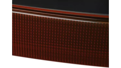 Spec-D Factory Style Crystal Headlights w/ Amber Reflectors (Matte Black Housing/Clear Lens) Jeep Grand Cherokee 1999-2004                                     - 2LH-GKEE99JM-ABM - Image 4