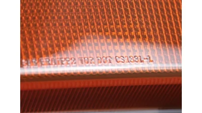 Spec-D Factory Style Crystal Headlights w/ Amber Reflectors (Matte Black Housing/Clear Lens) Jeep Grand Cherokee 1999-2004                                     - 2LH-GKEE99JM-ABM - Image 5