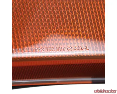 Spec-D Factory Style Crystal Headlights w/ Amber Reflectors (Matte Black Housing/Clear Lens) Jeep Grand Cherokee 1999-2004 - 2LH-GKEE99JM-ABM