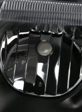 Spec-D Factory Style Crystal Headlights (Matte Black Housing/Clear Lens) Jeep Grand Cherokee 1999-2004                                     - 2LH-GKEE99JM-V2-ABM - Image 3