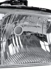 Spec-D Crystal Headlight w/ Amber Reflector (Clear Lens) - Passenger Side Only  GMC Sierra | Yukon 1999-2006                                     - 2LH-GMC99-R-GO - Image 2