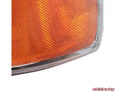 Spec-D Crystal Headlight w/ Amber Reflector (Clear Lens) - Passenger Side Only  GMC Sierra | Yukon 1999-2006 - 2LH-GMC99-R-GO