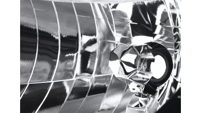 Spec-D Crystal Headlights w/ Amber Reflectors (Glossy Black Housing/Clear Lens) Honda HR-V 2016-2018                                     - 2LH-HRV15GB-RS - Image 3