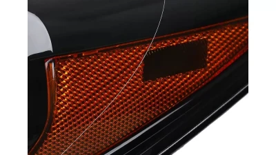 Spec-D Crystal Headlights w/ Amber Reflectors (Glossy Black Housing/Clear Lens) Honda HR-V 2016-2018                                     - 2LH-HRV15GB-RS - Image 5