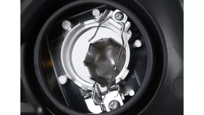 Spec-D Crystal Headlights w/ Amber Reflectors (Glossy Black Housing/Clear Lens) Honda HR-V 2016-2018                                     - 2LH-HRV15GB-RS - Image 7