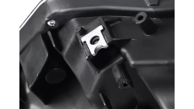 Spec-D Crystal Headlights w/ Amber Reflectors (Glossy Black Housing/Clear Lens) Honda HR-V 2016-2018                                     - 2LH-HRV15GB-RS - Image 8