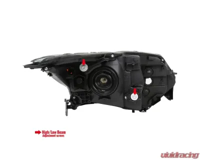 Spec-D Crystal Headlights w/ Amber Reflectors (Glossy Black Housing/Clear Lens) Honda HR-V 2016-2018 - 2LH-HRV15GB-RS