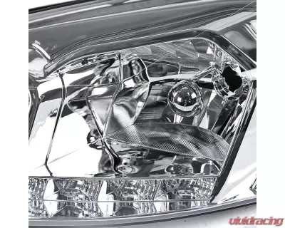 Spec-D Factory Style Crystal Headlights w/ SMD LED Light Strip (Chrome Housing/Clear Lens) Chevrolet Impala | Monte Carlo 2006-2015 - 2LH-IPA06-V2-RS