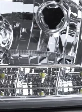 Spec-D Factory Style Crystal Headlights w/ SMD LED Light Strip (Chrome Housing/Clear Lens) Chevrolet Impala | Monte Carlo 2006-2015                                     - 2LH-IPA06-V2-RS - Image 6