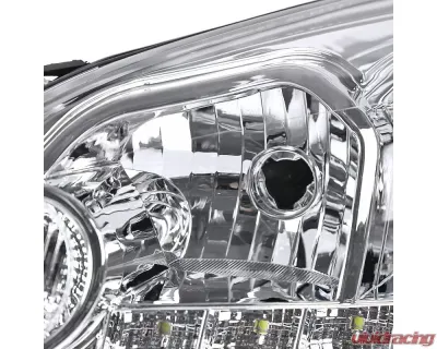 Spec-D Factory Style Crystal Headlights w/ SMD LED Light Strip (Chrome Housing/Clear Lens) Chevrolet Impala | Monte Carlo 2006-2015 - 2LH-IPA06-V2-RS