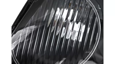 Spec-D Factory Style Crystal Headlights w/ Amber Reflectors (Matte Black Housing/Clear Lens) Chevrolet Impala | Monte Carlo 2006-2015                                     - 2LH-IPA06JM-RS - Image 2