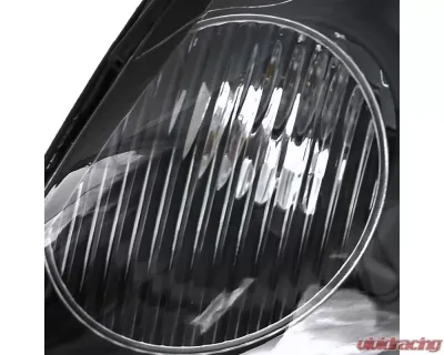 Spec-D Factory Style Crystal Headlights w/ Amber Reflectors (Matte Black Housing/Clear Lens) Chevrolet Impala | Monte Carlo 2006-2015 - 2LH-IPA06JM-RS