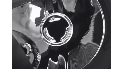 Spec-D Factory Style Crystal Headlights w/ Amber Reflectors (Matte Black Housing/Clear Lens) Chevrolet Impala | Monte Carlo 2006-2015                                     - 2LH-IPA06JM-RS - Image 3