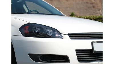 Spec-D Factory Style Crystal Headlights w/ Amber Reflectors (Matte Black Housing/Clear Lens) Chevrolet Impala | Monte Carlo 2006-2015                                     - 2LH-IPA06JM-RS - Image 8