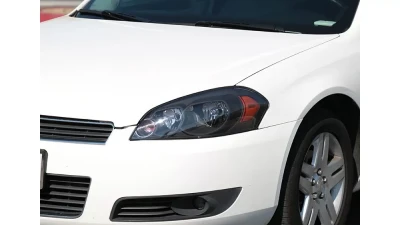 Spec-D Factory Style Crystal Headlights w/ Amber Reflectors (Matte Black Housing/Clear Lens) Chevrolet Impala | Monte Carlo 2006-2015                                     - 2LH-IPA06JM-RS - Image 9