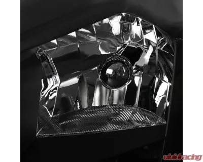 Spec-D Factory Style Crystal Headlights w/ SMD LED Light Strip (Matte Black Housing/Clear Lens) Chevrolet Impala | Monte Carlo 2006-2015 - 2LH-IPA06JM-V2-RS