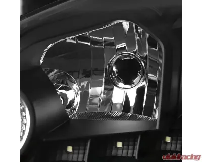 Spec-D Factory Style Crystal Headlights w/ SMD LED Light Strip (Matte Black Housing/Clear Lens) Chevrolet Impala | Monte Carlo 2006-2015 - 2LH-IPA06JM-V2-RS