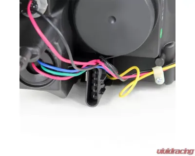 Spec-D Factory Style Crystal Headlights w/ SMD LED Light Strip (Matte Black Housing/Clear Lens) Chevrolet Impala | Monte Carlo 2006-2015 - 2LH-IPA06JM-V2-RS