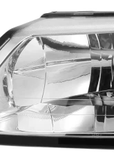 Spec-D Factory Style Crystal Headlights w/ Amber Reflectors (Chrome Housing/Clear Lens) Ford Mustang 1999-2004                                     - 2LH-MST99-RS - Image 3