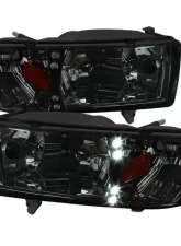 Spec-D Crystal Headlights (Chrome Housing/Smoked Lens) Dodge Ram 1994-2002                                     - 2LH-RAM94G-RS - Image 10