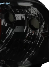 Spec-D Crystal Headlights (Chrome Housing/Smoked Lens) Dodge Ram 1994-2002                                     - 2LH-RAM94G-RS - Image 5