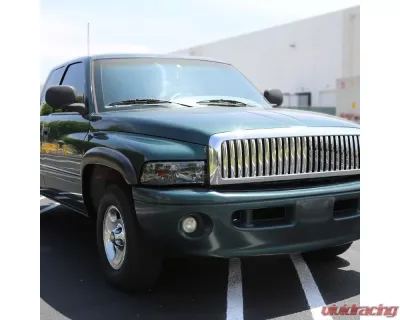 Spec-D Crystal Headlights (Chrome Housing/Smoked Lens) Dodge Ram 1994-2002 - 2LH-RAM94G-RS