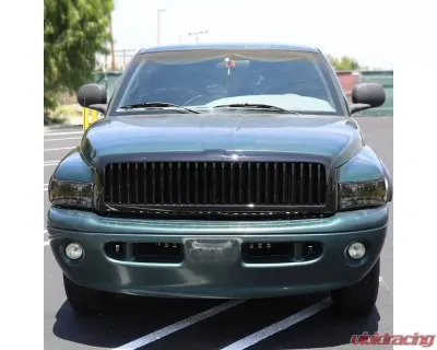 Spec-D Crystal Headlights (Chrome Housing/Smoked Lens) Dodge Ram 1994-2002 - 2LH-RAM94G-RS