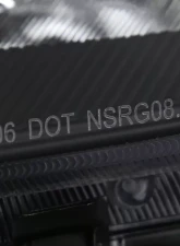 Spec-D Factory Style Headlights w/ Amber Reflectors (Matte Black Housing/Clear Lens) Nissan Rogue 2008-2015                                     - 2LH-RGE08JM-RS - Image 4